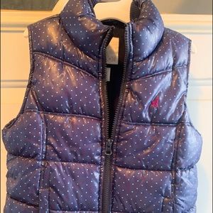 Old Navy girls puffy vest size M